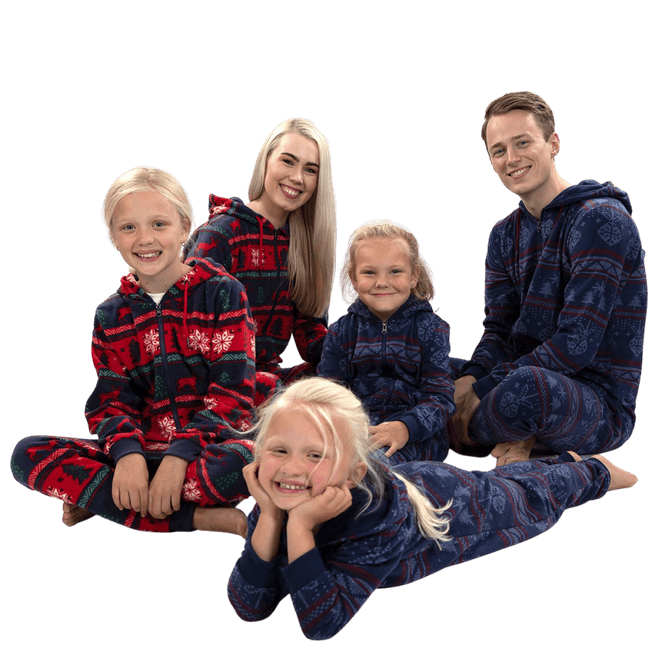 Hovedbilde Jule Jumpsuit, Barn Rød