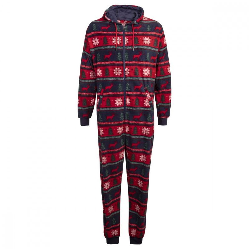 Jule Jumpsuit, Unisex Voksen Rød