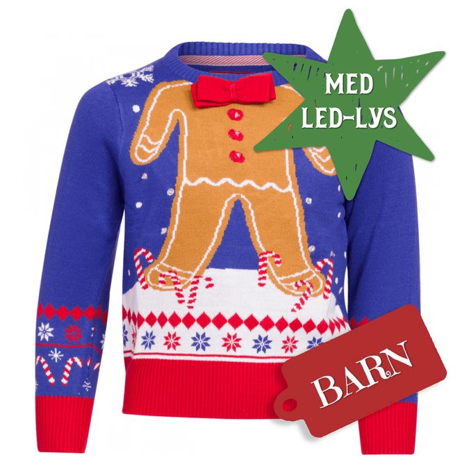 Hovedbilde Hightime, Julegenser, Barn, Pepperkakemann